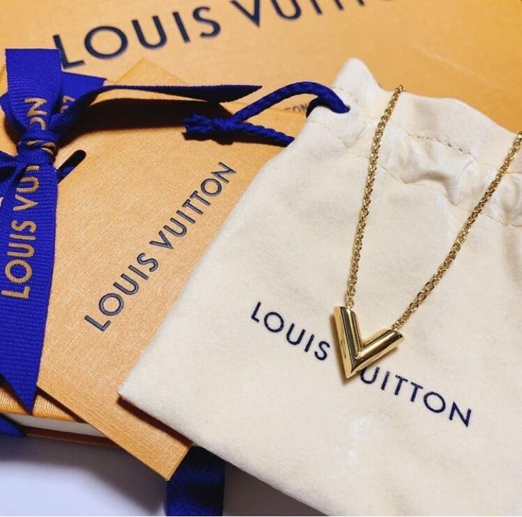 【定番人気】ルイヴィトン★ネックレス エセンシャルV 2色